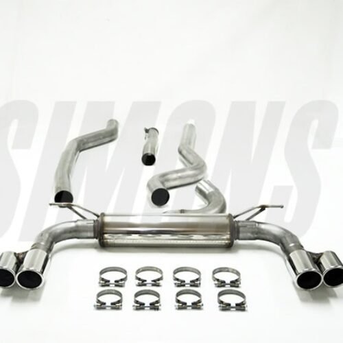 Simons Cat-Back System – BMW 3 Series sedan/touring [F30/31] -06/2015 316d tailpipe 2x Ø 80 mm left/right