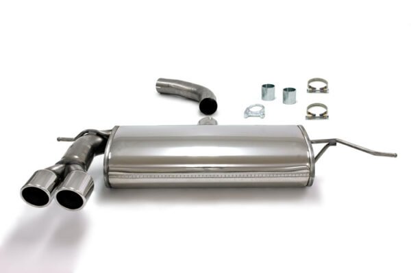 Simons Rear Silencer – Volkswagen Golf (V) Hatchback/Plus 2004- tailpipe 2x Ø 80 mm