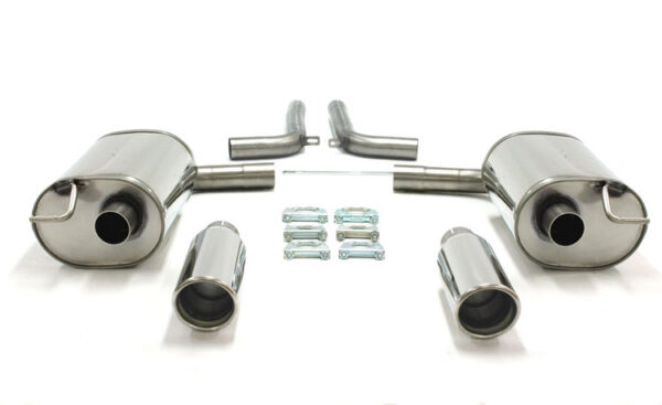 Simons Rear Silencer – Audi A6 [4F/C6] Avant/sedan 2005-2011 tailpipe 1x Ø 100 mm left/right