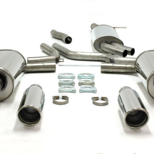 Simons Duplex Cat-Back System – Audi A6 [4F/C6] Avant/sedan 2005-2011 2WD 2.0 TFSI tailpipe 1x Ø 100 mm left/right