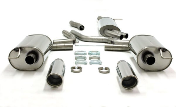 Simons Duplex Cat-Back System – Audi A6 [4F/C6] Avant/sedan 2005-2011 2WD 2.0 TFSI tailpipe 1x Ø 100 mm left/right