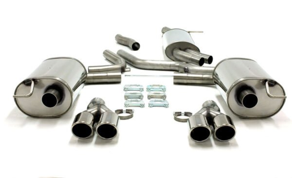 Simons Duplex Cat-Back System – Audi A6 [4F/C6] Avant/sedan 2005-2011 2WD 2.0 TFSI tailpipe 2x Ø 80 mm left/right