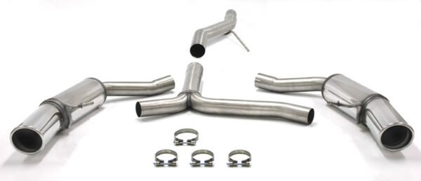 Simons Duplex Cat-Back System – Audi A5 2WD Coupé/Sportback 2006- 2.7 TDI, 3.0 TDI tailpipe 1x Ø 100 mm left/right