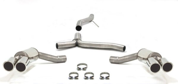 Simons Duplex Cat-Back System – Audi A5 2WD Coupé/Sportback 2006- 2.7 TDI, 3.0 TDI tailpipe 2x Ø 80 mm left/right