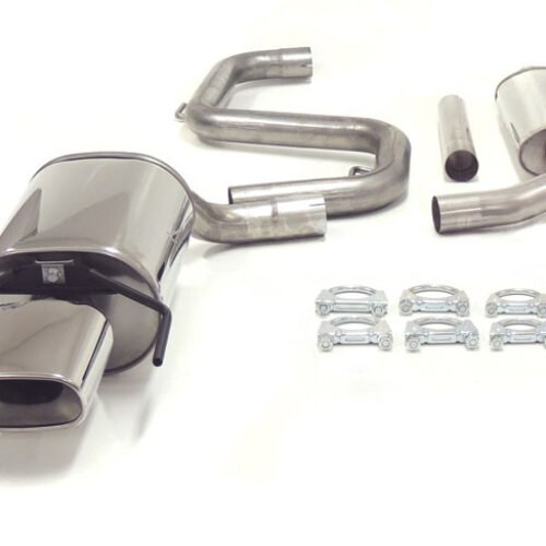 Simons Cat-Back System – Saab 9-3 (YS3F) Cabrio/SportSedan/SportCombi 2003- Stainless Steel