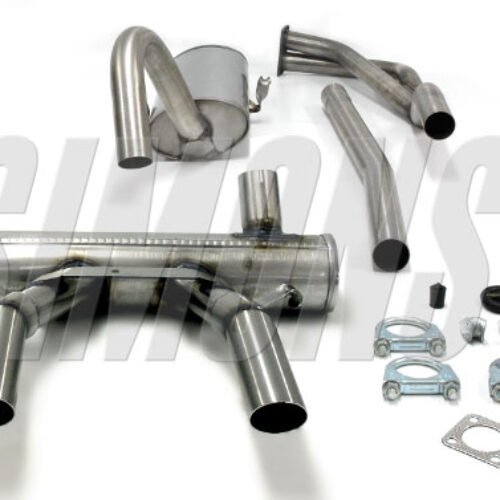 Simons Duplex Cat-Back System – Opel GT Coupé 2.0 1968-1973 tailpipe 1x Ø 57 mm left/right