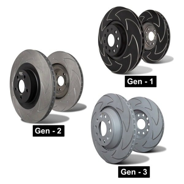 BSD1463 - EBC BSD Slotted Brake Discs; Front - Image 3