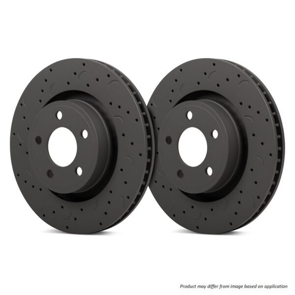 HTC5262 - Hawk Talon Slotted & Drilled Brake Discs; Front