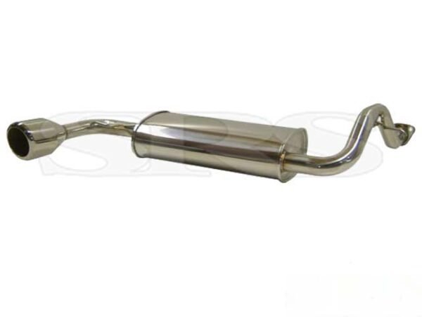 Axleback System Stainless Steel Single (Civic 87-91 3dr/CRX 87-93)