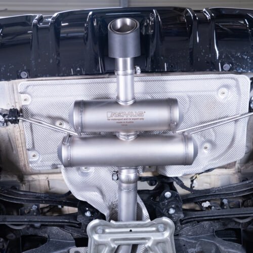 Remus Racing GPF-Back System – MK IV 2023- 3-door [F66] Cooper S 2.0 turbo 150 kW GPF (particulate filter)