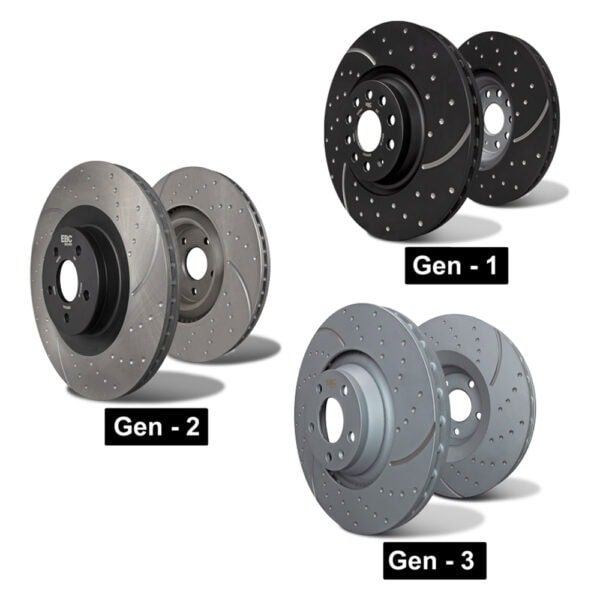 GD2029 - EBC GD Dimpled & Slotted Brake Discs; Rear - Image 3