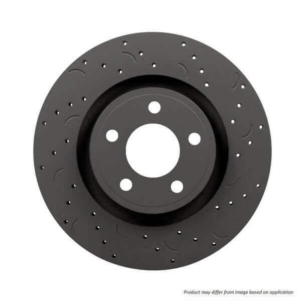 HTC5262 - Hawk Talon Slotted & Drilled Brake Discs; Front - Image 2