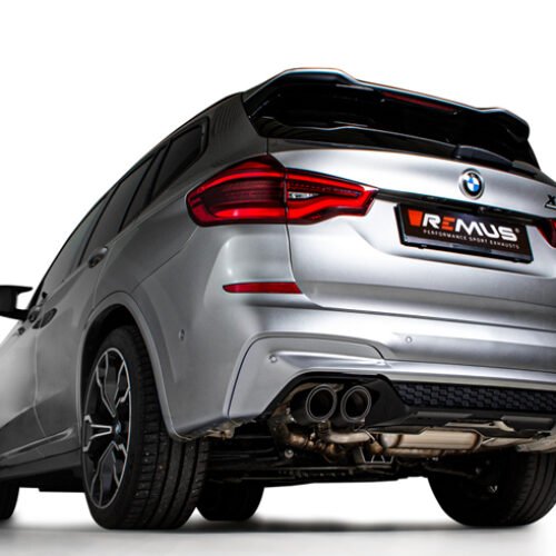 Remus Racing Cat-Back System – X3 + X3M [F97] M 2019- 3.0 turbo 353 kW GPF (particulate filter)