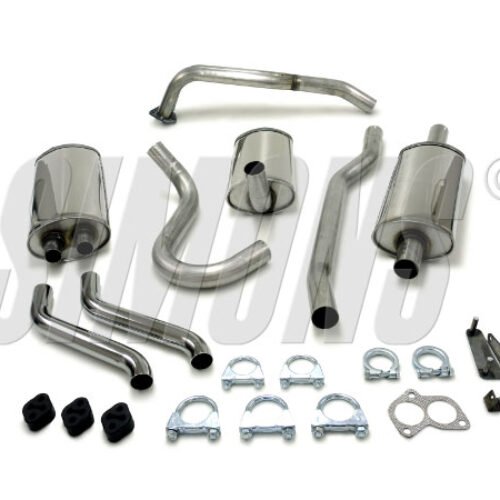 Simons Cat-Back System – Volvo P1800ES B20E/B20F Stainless Steel