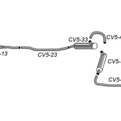 Simons Cat-Back System – Volvo 140 B18/B20 1967-1973