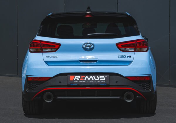 Remus Racing Cat-Back System – i30 N [PDE] + GPF 2021- 2.0 Turbo 206 kW GPF (particulate filter)