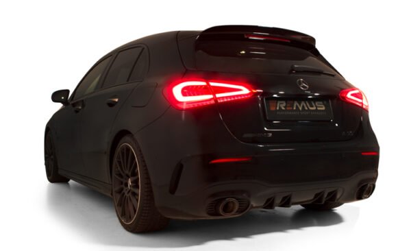 Remus Axle-Back System – A-Class AMG A35 AMG [W177] + GPF 2019- 2.0 turbo 225 kW 4matic GPF (particulate filter): 5-door