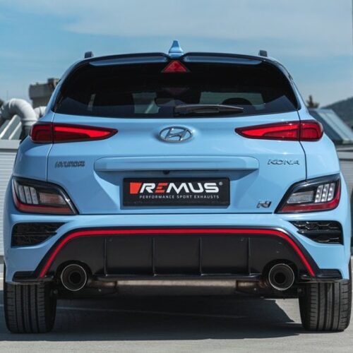 Remus Racing Cat-Back System – Kona N 2.0 T-GDi 206 kW GPF (particulate filter)