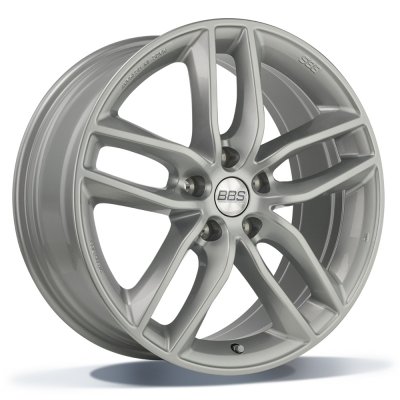 BBS SX brilliant silver 7.5X17 5×112 ET: 35 NB: 82