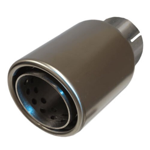 Simons Exhaust Tip Ø 80 mm matt (brushed) – Ø 50.8 mm (2″)