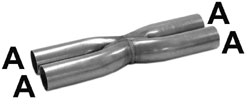 Simons X-Piece X pipe – Stainless Steel