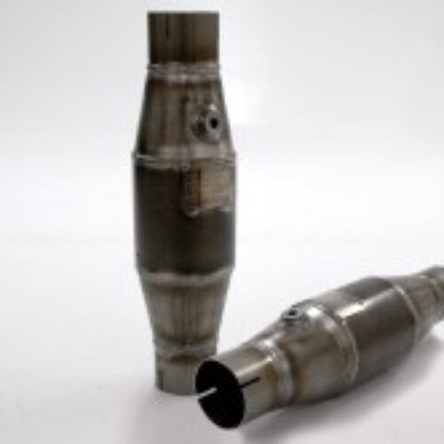 Simons Sports Catalytic Converter Ø 100 mm 100 cells metallic – connection Ø 63.5 mm sleeves