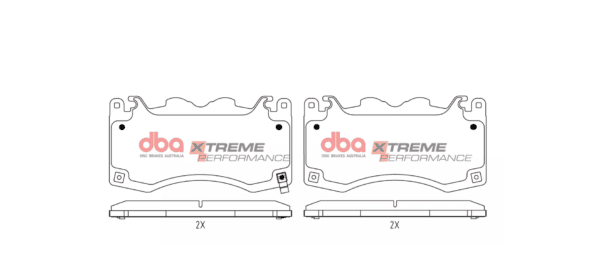 DB15334XP - DBA Xtreme Performance Brake Pads; Front - Image 3