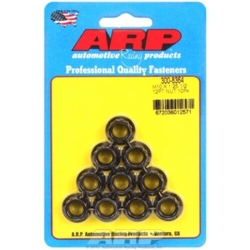 ARP Nut Kit M10 x 1.25 12pt (10pcs)