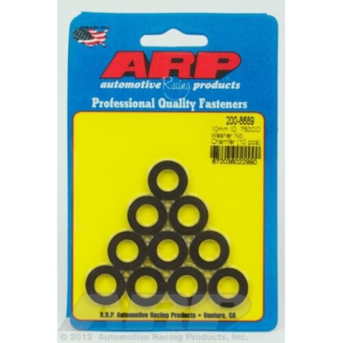ARP Chamfer Washers Black M10 ID 3/4 OD .120 TH (10pcs)