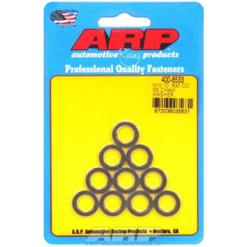 ARP Chamfer Washers M10 ID .630 OD .075TH SS (10pcs)