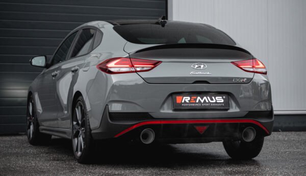 Remus Racing Cat-Back System – i30 N [PDE] Fastback + GPF 2021- 2.0 Turbo 206 kW GPF (particulate filter): Fastback