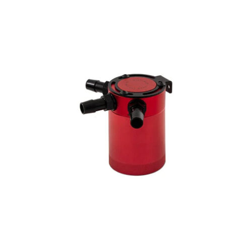 Universal Compact Baffled Oil Catch Can Kit 3-Port Red – MMBCC-CBTHR-RD