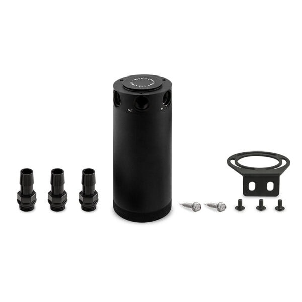 3-Port Universal XL Baffled Catch Can, Black - MMBCC-CBTHR-XLBK