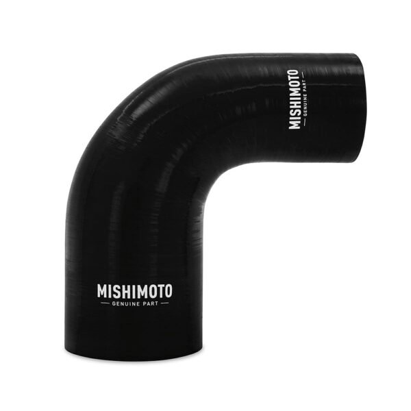 Silicone Reducer Coupler, 90 Degree, 2.5" to 3", Black - MMCP-R90-2530BK