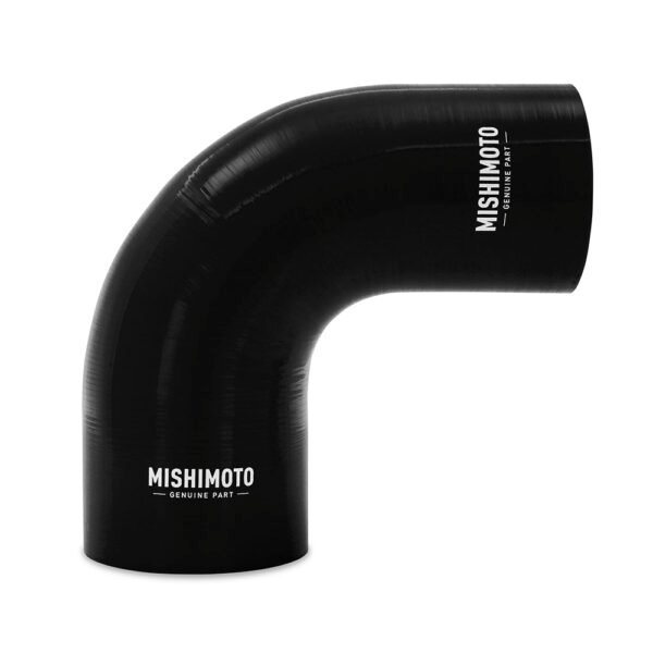 Silicone Reducer Coupler, 90 Degree, 3.5" to 4", Black - MMCP-R90-3540BK