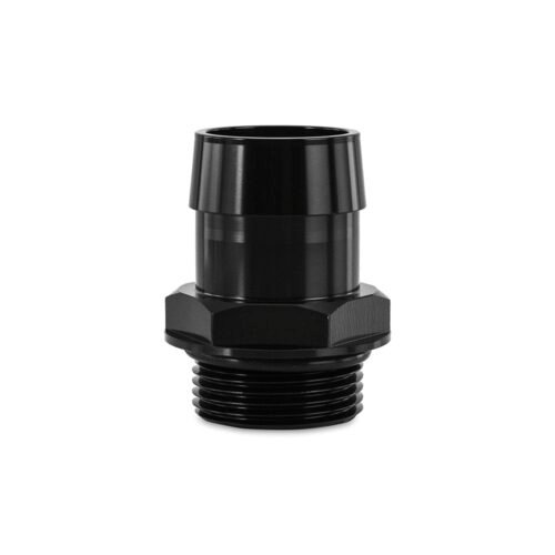 ‘-16ORB to 1 1/4″ Hose Barb Aluminum Fitting, Black – MMFT-16ORB-114BK