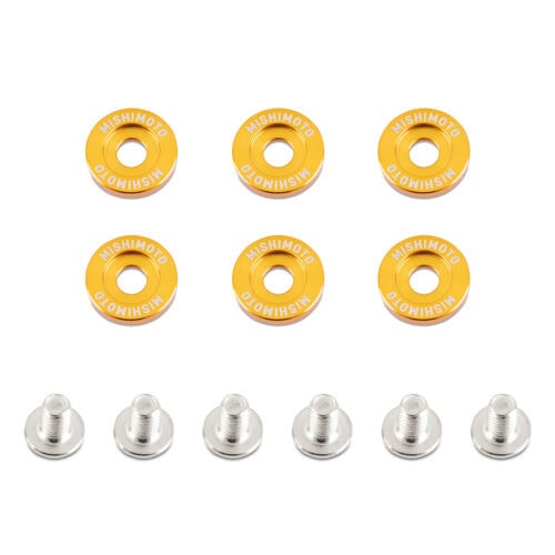 Fender Washer Kit Small 6pcs Gold – MMFW-SM-6GD