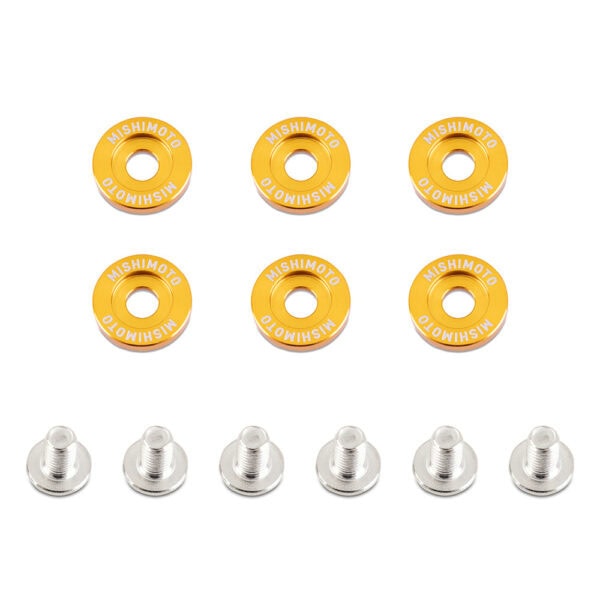 Fender Washer Kit Small 6pcs Gold - MMFW-SM-6GD