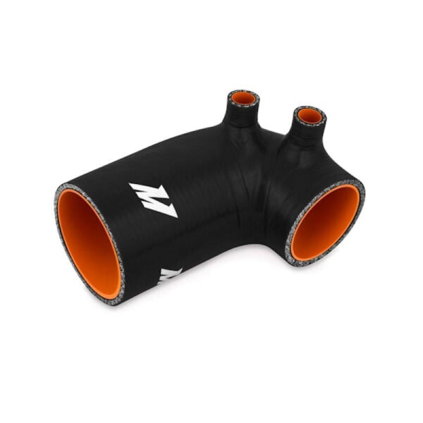 BMW E36 325/328/M3 92-99 89mm HFM Silicone Intake Boot Black - MMHOSE-E36-92IB35BK
