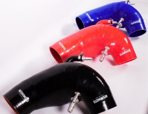 Ford Mustang 15+ GT Silicone Induction Hose Blue - MMHOSE-MUS8-15IHBL