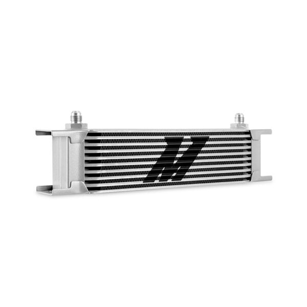 Universal -6AN 10 Row Oil Cooler Silver - MMOC-10-6SL