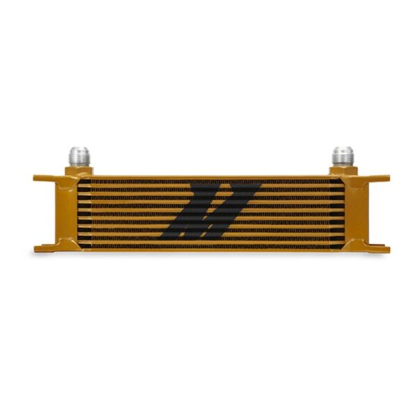Universal 10 Row Oil Cooler Gold - MMOC-10G