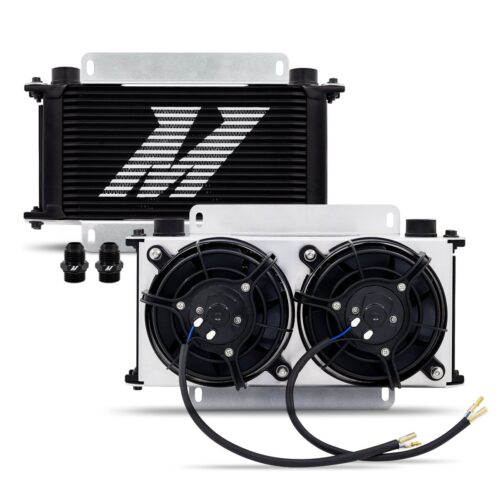 Universal Oil Cooler Kit, 19-Row Cooler + 2x 5″ Fans – MMOC-19-K