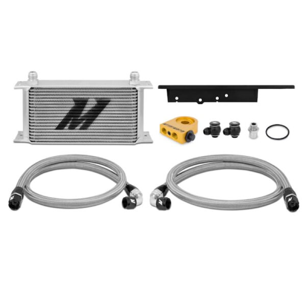 Nissan 350Z 03-09 Oil Cooler Thermostatic Silver - MMOC-350Z-03T