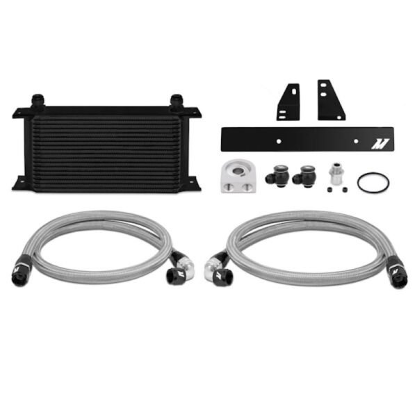 Nissan 370Z /G37 Coupe 08+ Oil Cooler Kit Black - MMOC-370Z-09BK