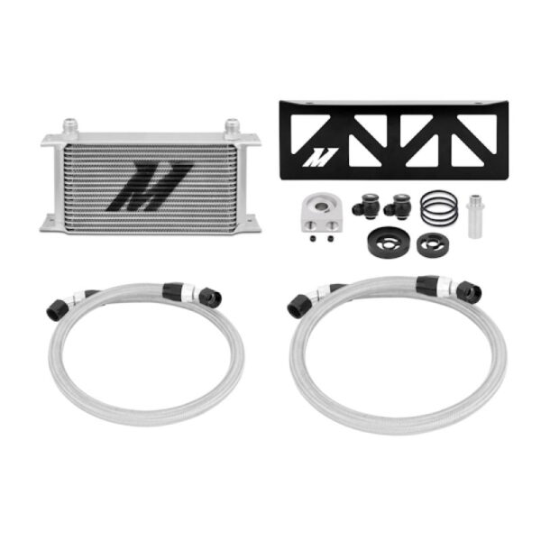 Subaru BRZ / Toyota GT86 Oil Cooler Kit Silver - MMOC-BRZ-13