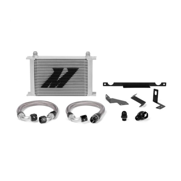 Mitsubishi EVO 7/8/9 Oil Cooler Kit Silver - MMOC-EVO-01