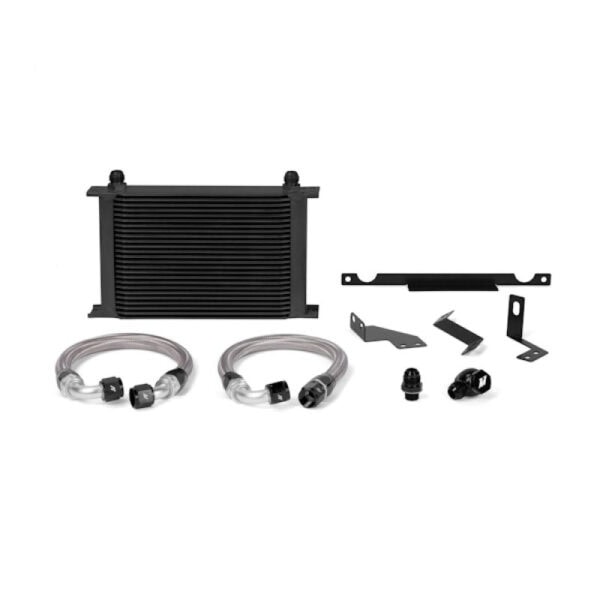 Mitsubishi EVO 7/8/9 Oil Cooler Kit Black - MMOC-EVO-01BK