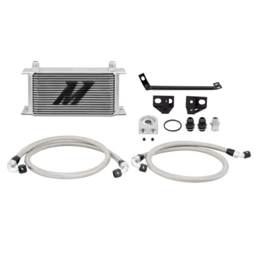 Ford Mustang 15+ EcoBoost Oil Cooler Kit Silver – MMOC-MUS4-15
