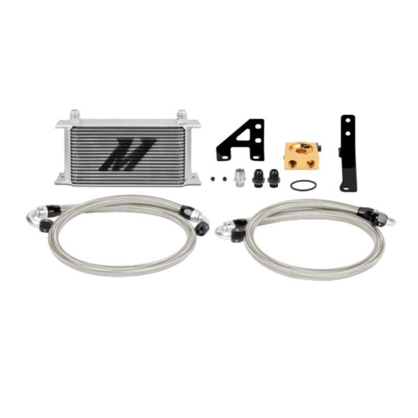 Subaru WRX/STI 15+ Oil Cooler Thermostatic Silver - MMOC-STI-15T